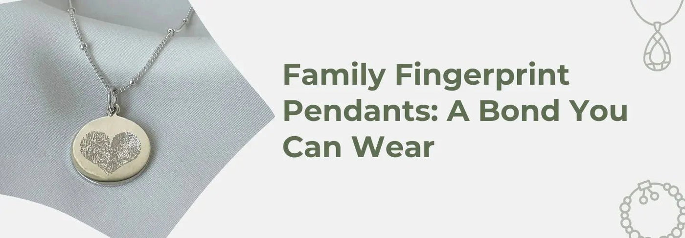 Family Fingerprint Pendants A Bond You Can Wear
