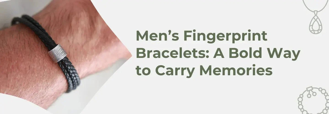 Men’s Fingerprint Bracelets A Bold Way to Carry Memories