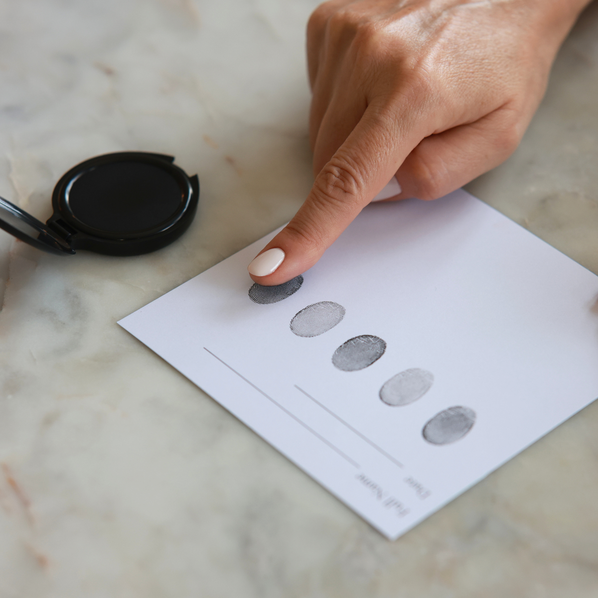 Fingerprint Inkpad Kit