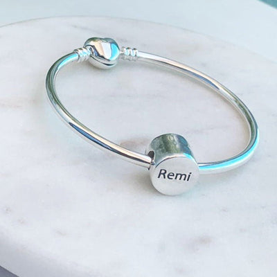 Personalised Handprint or Footprint Pandora Bangle