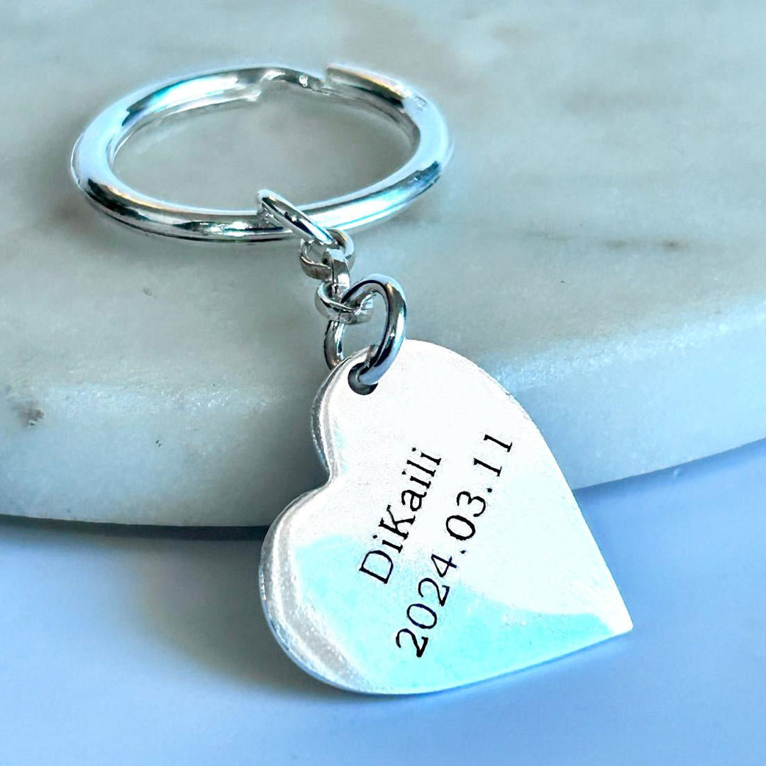 Baby Fingerprint Keychain Baby Fingerprint Key Chain