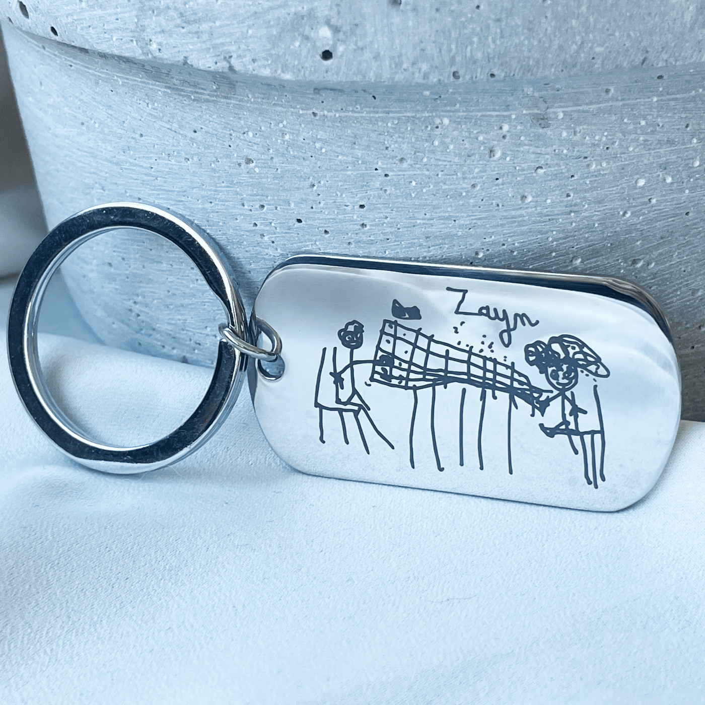 Your Child's Drawing Keyring
