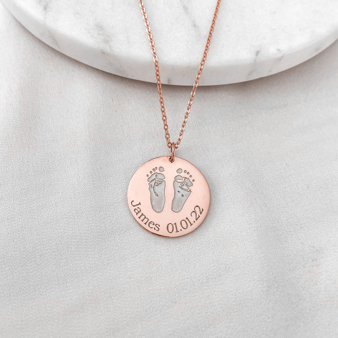 GOLD & ROSE GOLD CIRCLE NECKLACE | forever imprint jewellery