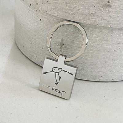 “MY DRAWING” KEYRING |  FOREVER IMPRINT JEWELLERY