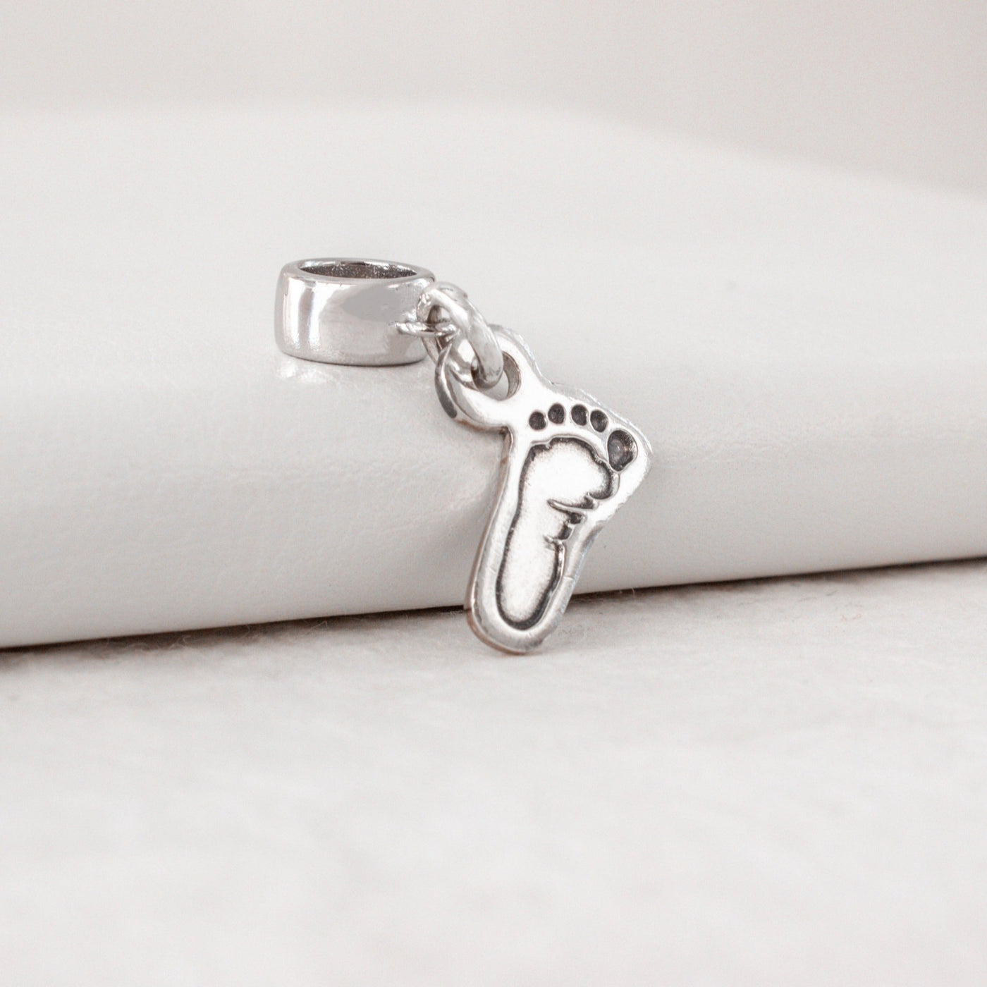 PERSONALIZED CUTOUT HANDPRINT OR FOOTPRINT PANDORA CHARM | forever imprint jewellery