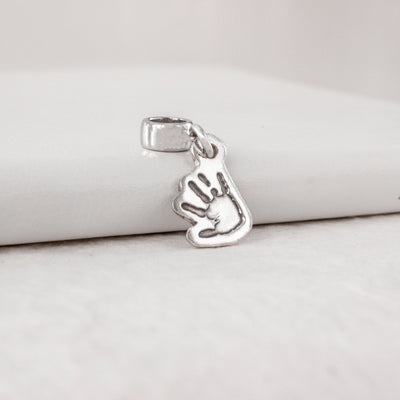 PERSONALIZED CUTOUT HANDPRINT OR FOOTPRINT PANDORA CHARM | forever imprint jewellery
